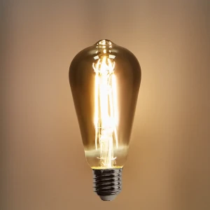 Декоративная филаментная лампа Voltega ST64 дымчатая Эдисон 7Вт E27 89346003