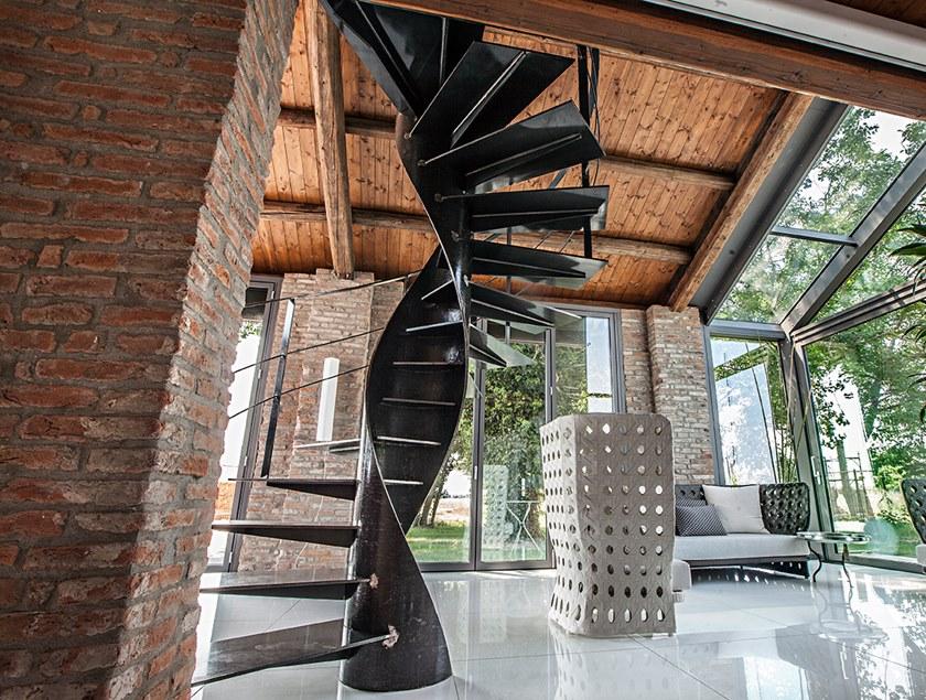 Officine Sandrini Металлическая винтовая лестница sun-id-1447826 - Вид №2