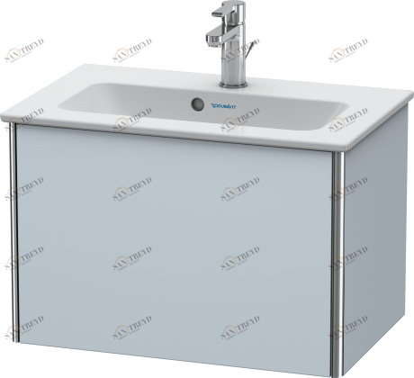 XS406509797 Тумбочка подвесная компакт XSquare #XS4065 610 x 388 мм Светло-голубой шелковисто-матовый лак Duravit