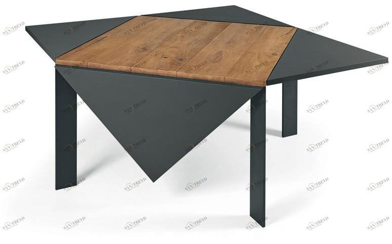 Lago Раздвижной квадратный деревянный стол sun-id-1344670