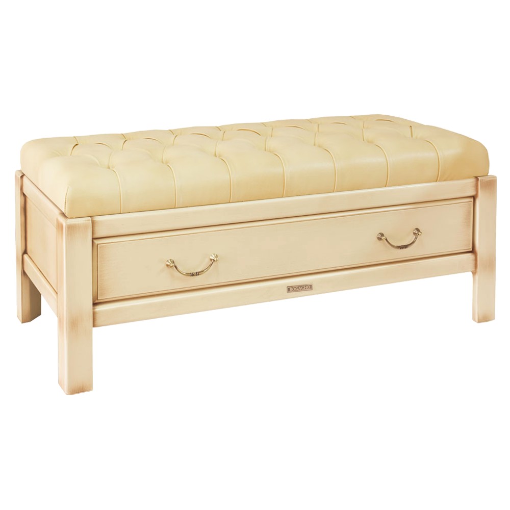 18027 Банкетка Лотос 3 Айвори Беж BOGACHO 4627138156629