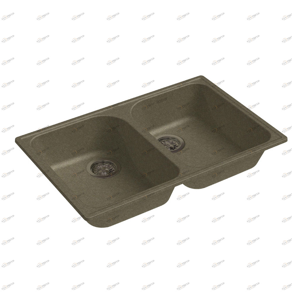 RQ610 топаз Мойка кухонная прямоугольная Raiber 