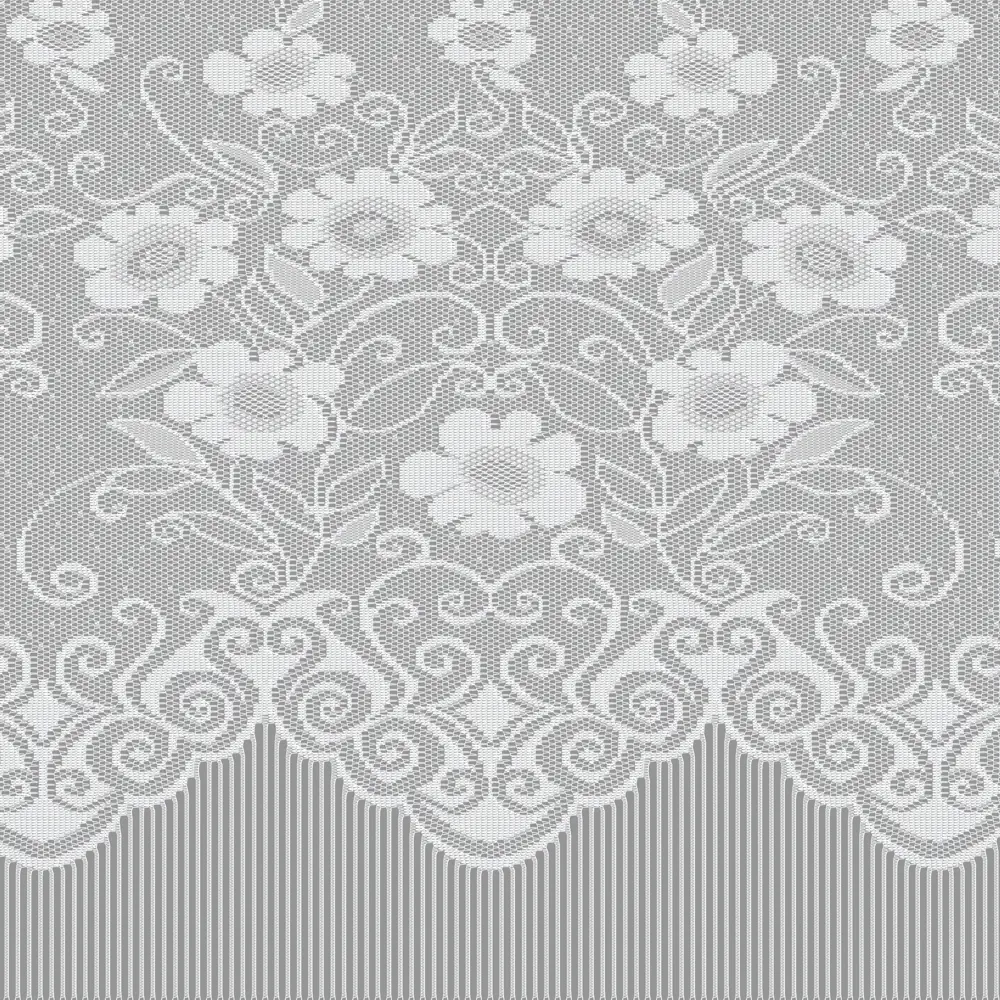 Santreyd - Жаккардовая штора для кухни с цветочным узором 170х140 см 13213080 STLM-0002945 - Вид №3