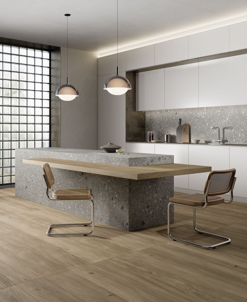 Столешница из керамогранита под дерево CERAMICA FONDOVALLE MYTOP ARCH-00046375 - Вид №1