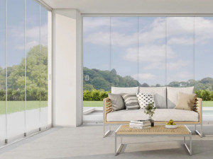 Панорамное раздвижное окно