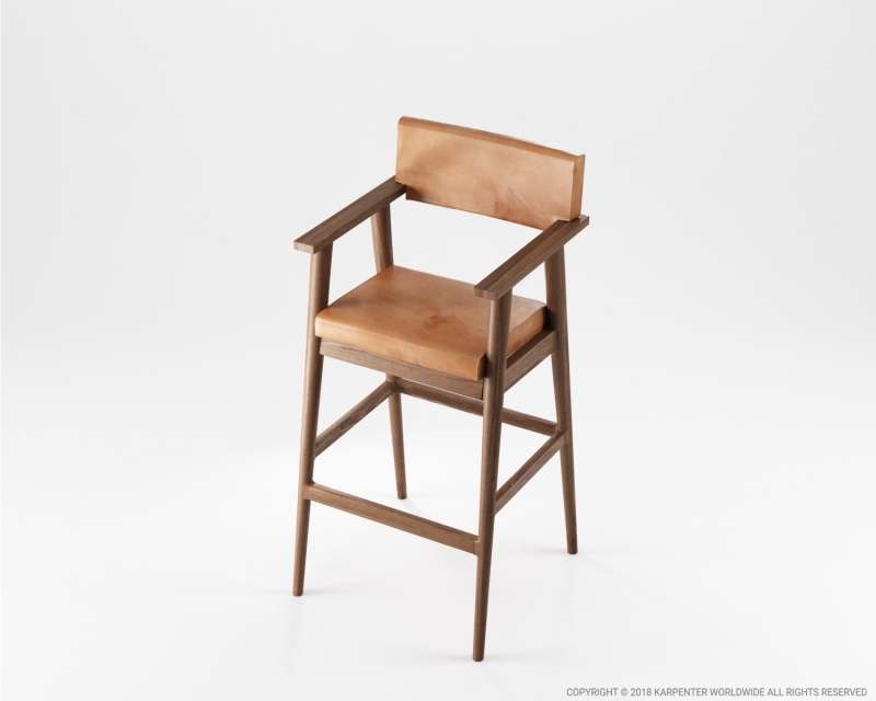 510_1118 Подлокотник барный с кожей Karpenter  - Вид №2