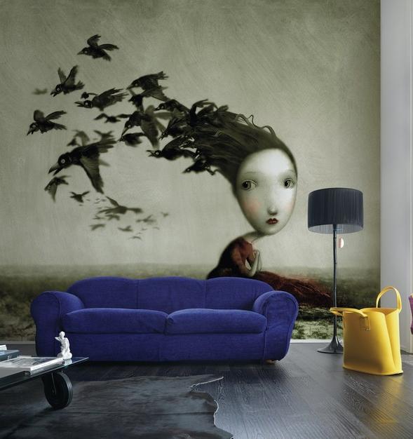 Inkiostro Bianco Художественные обои Collection 2014 sun-id-1366142 - Вид №1