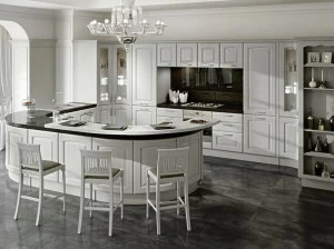 Cucine Lube Кухня с ручками с полуостровом Veronica