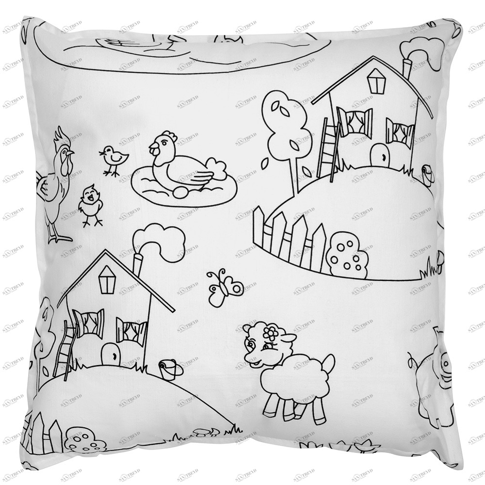 Подушка под раскраску Painter VAMVIGVAM PAINTER 281826 Белый Santreyd