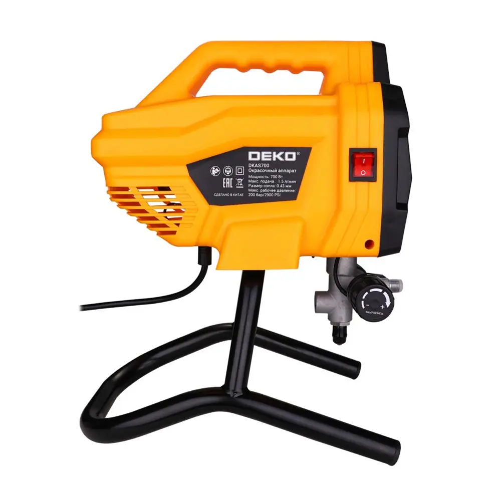 Аппарат окрасочный сетевой поршневой Deko DKAS700, 700 Вт, 1.5 л/мин STLM-2141526 - Вид №3