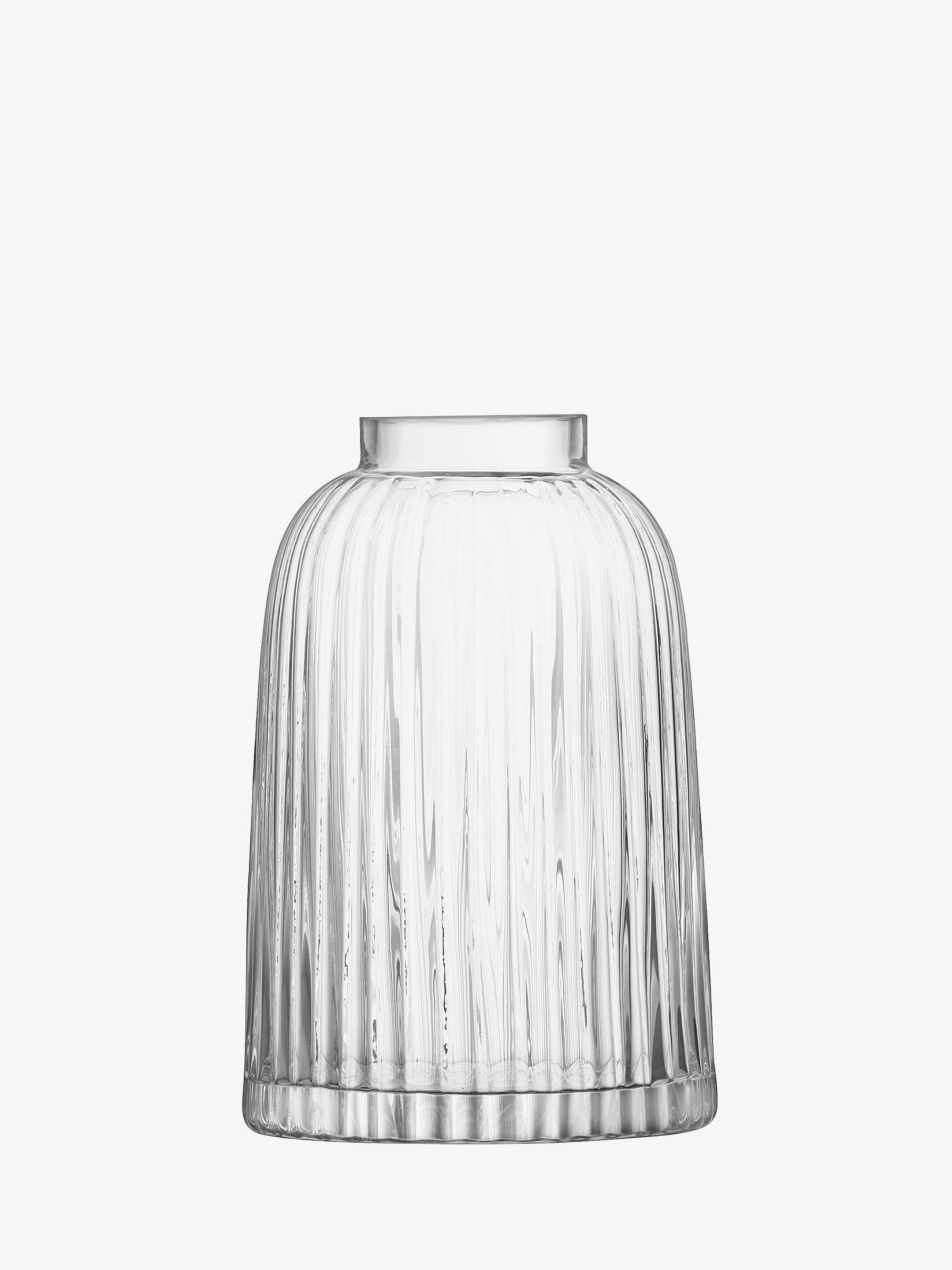 Круглая выдувная стеклянная ваза-H20cm LSA Pleat ARCH-00034922 - Вид №2