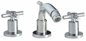 rvb Смеситель для биде на 3 отверстия с регулируемым изливом Sully 4032.--.57