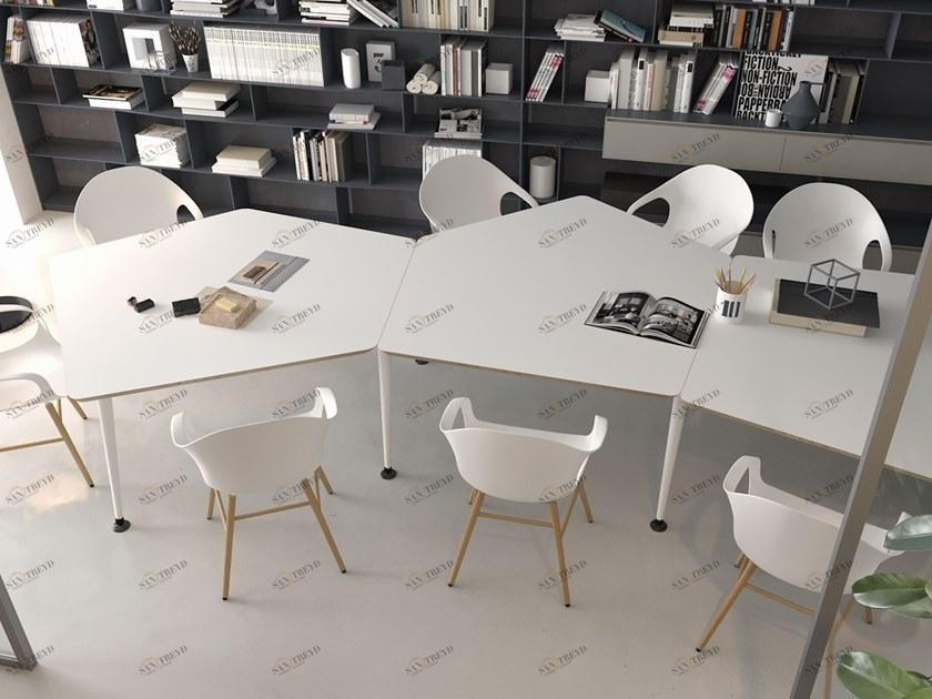 Elitable Модульный лакированный деревянный стол Joy sun-id-1451357