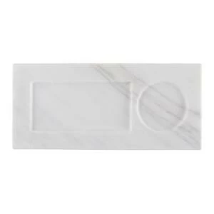 Поднос Marble белый