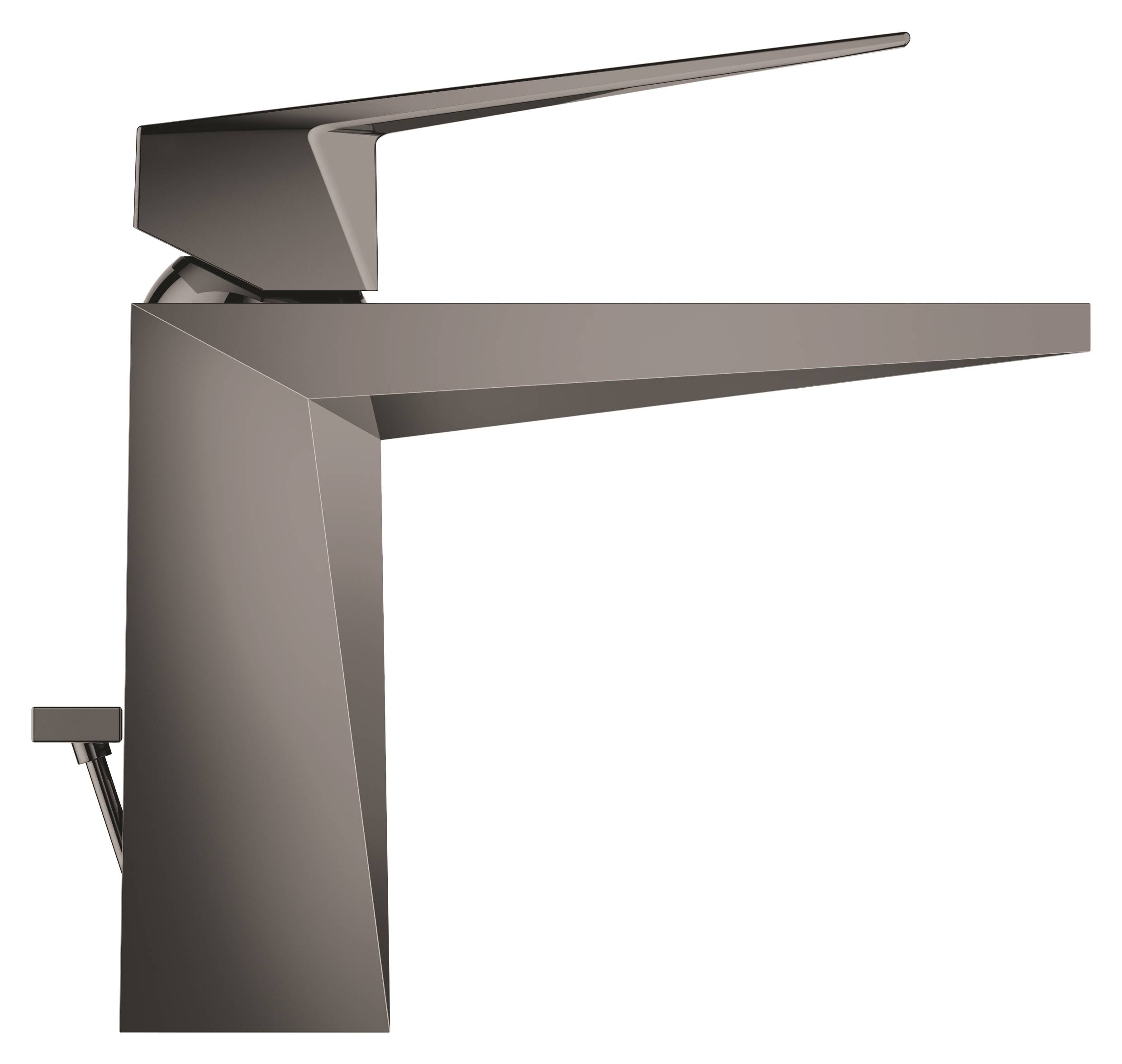 Смеситель для раковины GROHE Allure Brilliant с донным клапаном, темный графит глянец (23029A00) - Вид №2