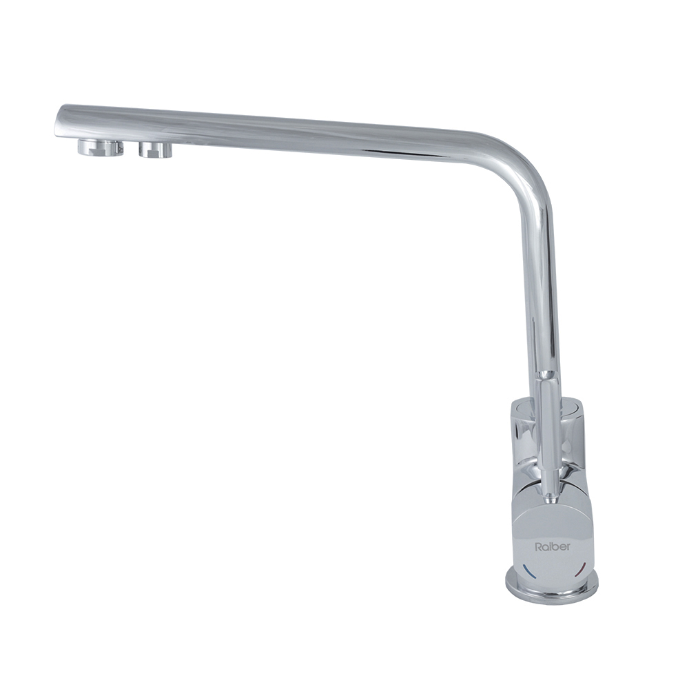 RF6901 Смеситель для кухни однорычажный с фильтром Raiber  - Вид №5