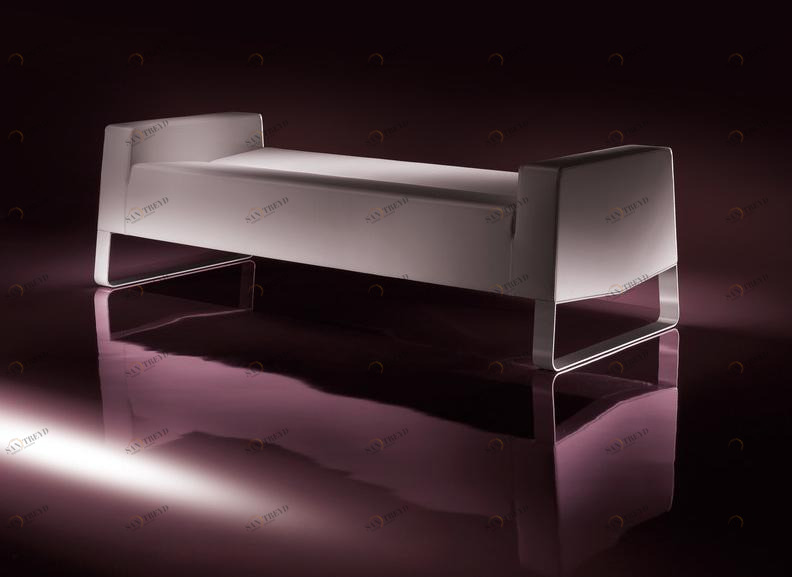 Billiani Мягкая скамья из ткани Inka steel sun-id-1354974