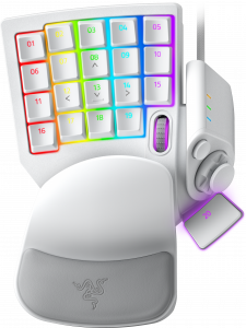 RZ07-03110200-R3M1 tartarus pro – analog optical gaming keypad - mercury – frml packaging Razer