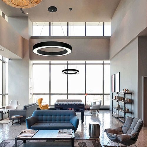 Алюминиевый светодиодный подвесной светильник Terzo Light ARCH-00135147 - Вид №3