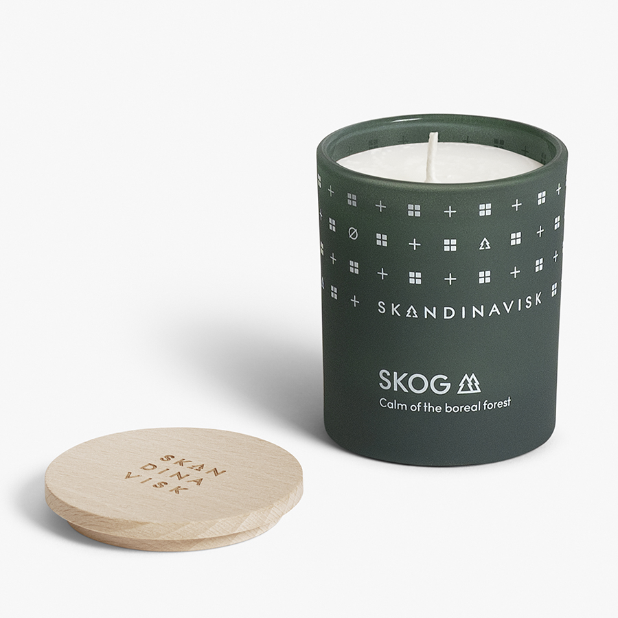 SK20203 Свеча ароматическая skog с крышкой, 65 г (новая) S K A N D I N A V I S K  - Вид №6