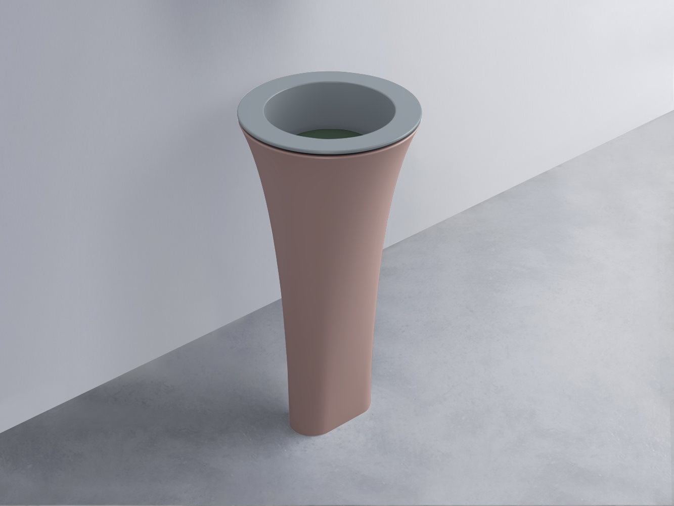 AMLA45-BR+AMPILT-MU+AMCOLT-CP Раковина Amedeo Tondo отдельностоящая cielo Enjoy + Amedeo Ceramica Cielo