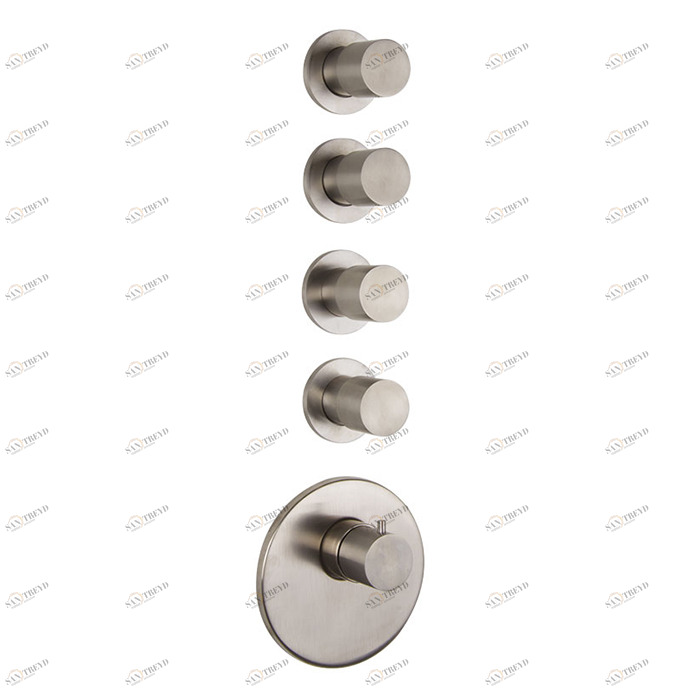 F3083X4 Встроенный термостатический смеситель FIMA CARLO FRATTINI Spillo Steel 