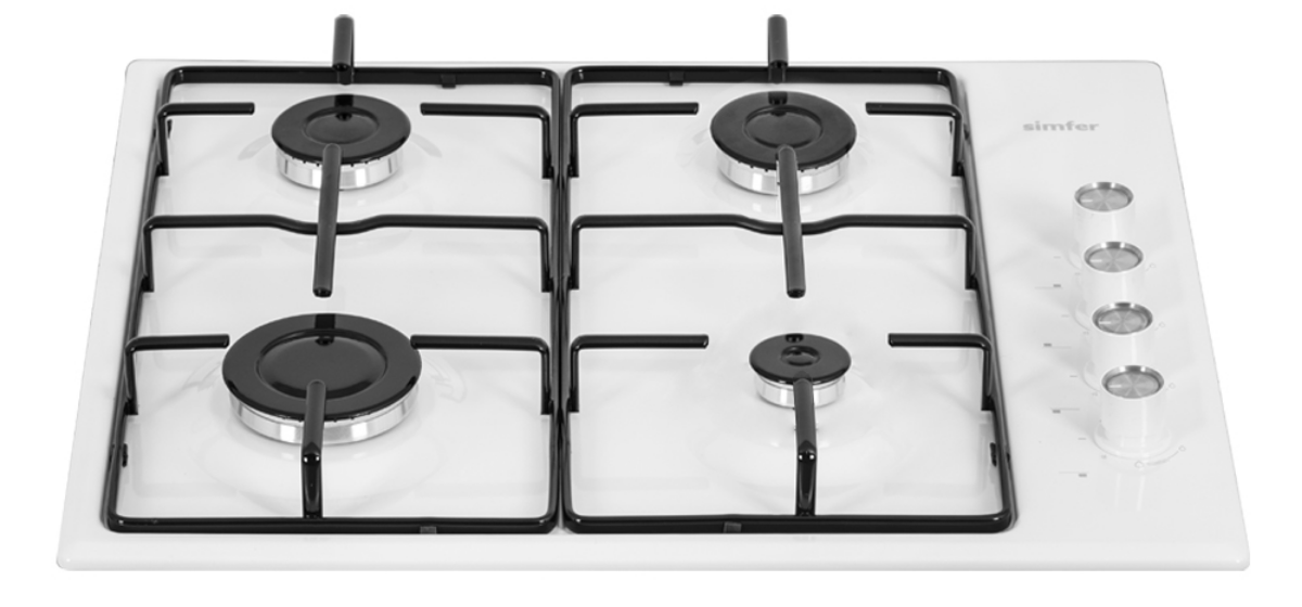 9211439 Газовая варочная поверхность Simfer H60Q40W400 STDN-0058686 - Вид №1