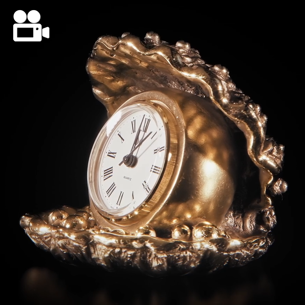 42026 Часы настольные Акойя Бронза BOGACHO 4627163962431