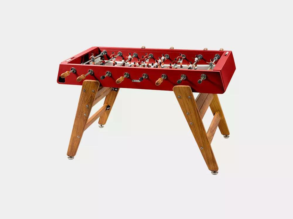 Прямоугольный стальной кальциобалилья и ножки из Ироко RS Barcelona RS3 WOOD ARCH-00003959 - Вид №17