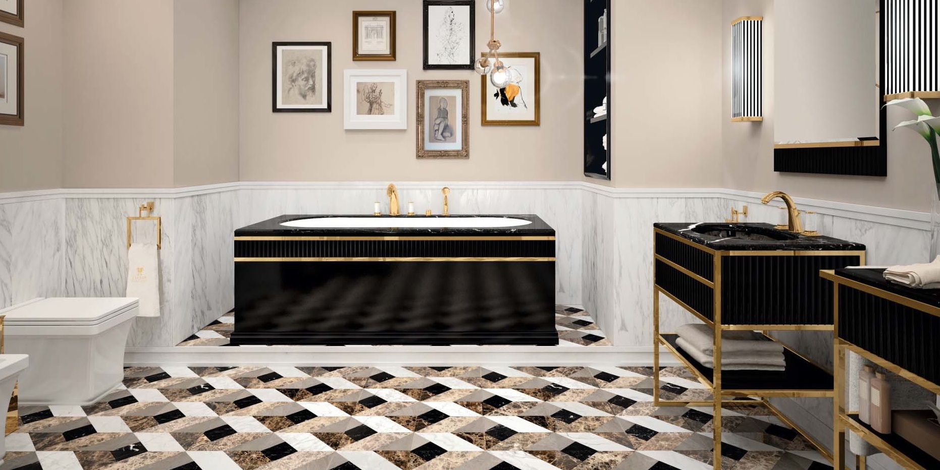 Мебель для ванной Аcademy A1 OASIS BATHROOM Luxury Academy АCADEMYA1 - Вид №2