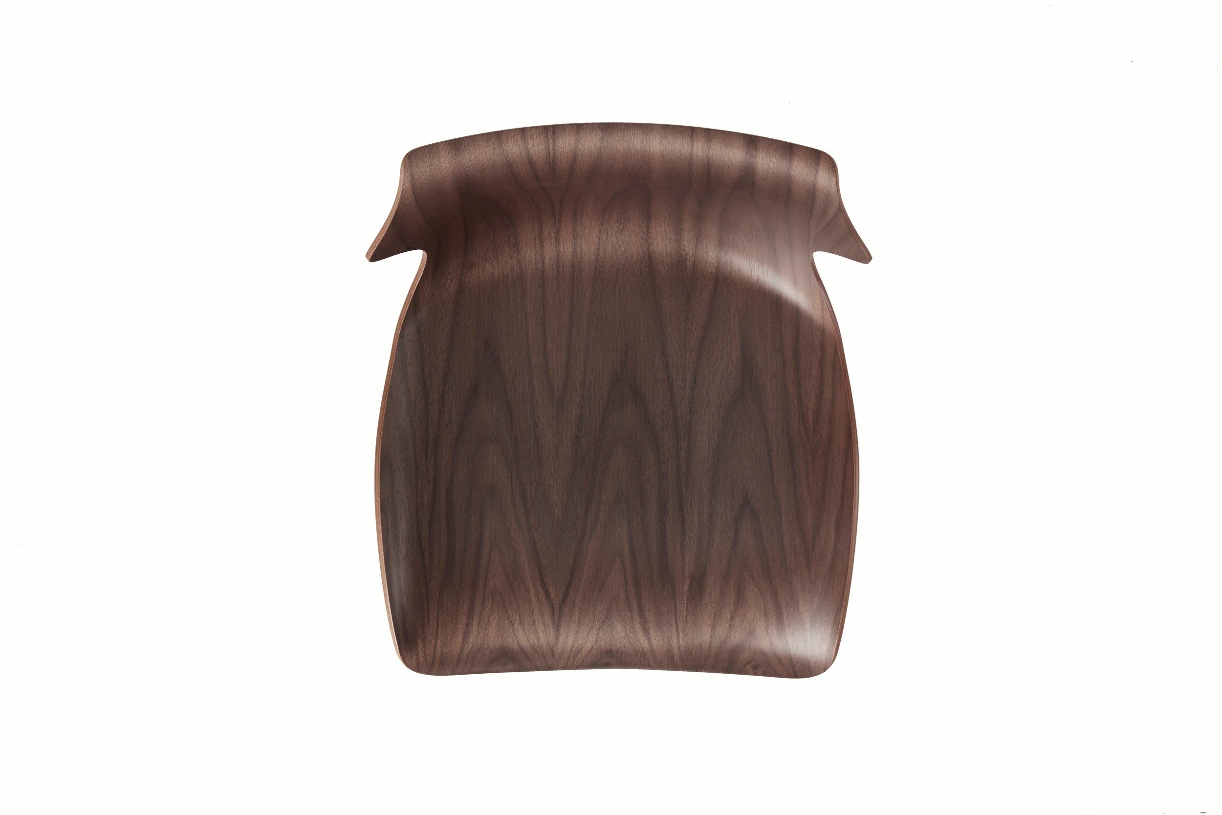 Стальной и деревянный стул со спинкой BassamFellows Лепесток ARCH-00117242 - Вид №5