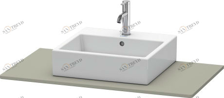 XS060E09292 XSquare Консоль Каменно-серый шелковисто-матовый лак Duravit