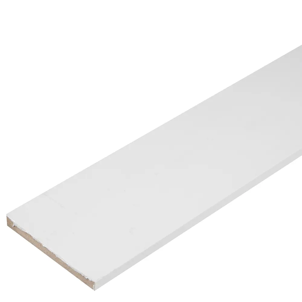 Наличник 2150x70x8 мм ПВХ ламинация цвет белый VERDA STLM-2112828