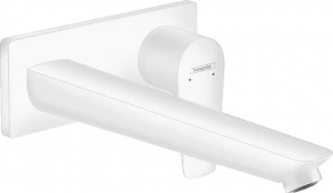 71734700 Talis E Смеситель для раковины, однорычажный, скрытого монтажа, настенный, с изливом 22,5 см Hansgrohe