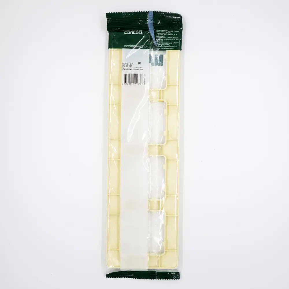 Рамка для розеток и выключателей Hegel 4 поста цвет слоновая кость STLM-2151596 - Вид №3