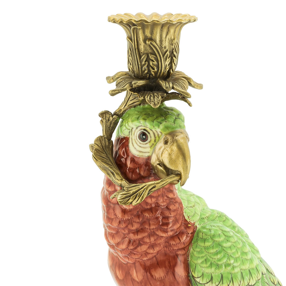 600450-70 ABHIKA КАНДЕЛЬ. ПОПУГАЙ АТЛАНТИДА GREEN  - Вид №2