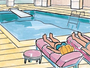 Красочное двухкомпонентное полиуретановое покрытие для бассейнов и ванн