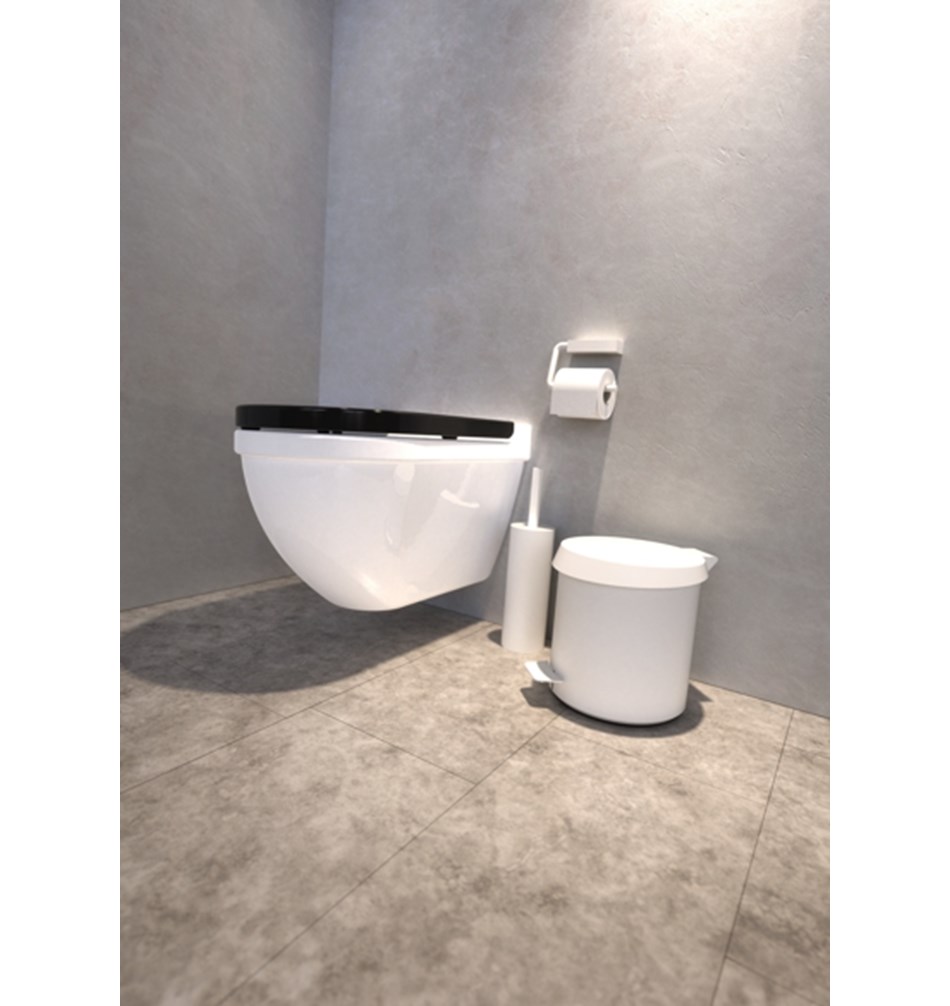 FROST Корзина для мусора 250 » белая Нержавеющая сталь Белый N3001-W  - Вид №5