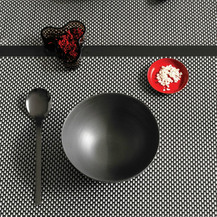 Салфетка виниловая Titanium, жаккардовое плетение, 36х48 см Chilewich C0025BASKTITA - Вид №1