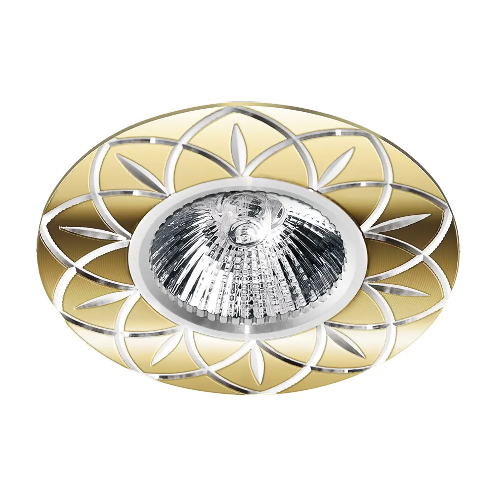 Спот встраиваемый Alum02, цоколь GU5.3, 50 Вт, цвет золото LUMIN ARTE STLM-2041404