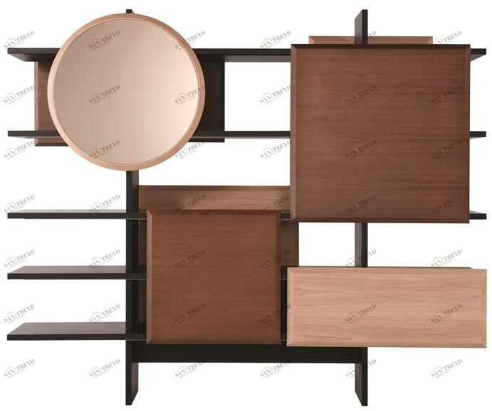 Roche Bobois Самонесущий двухсторонний книжный шкаф Globe trotter sun-id-1440978