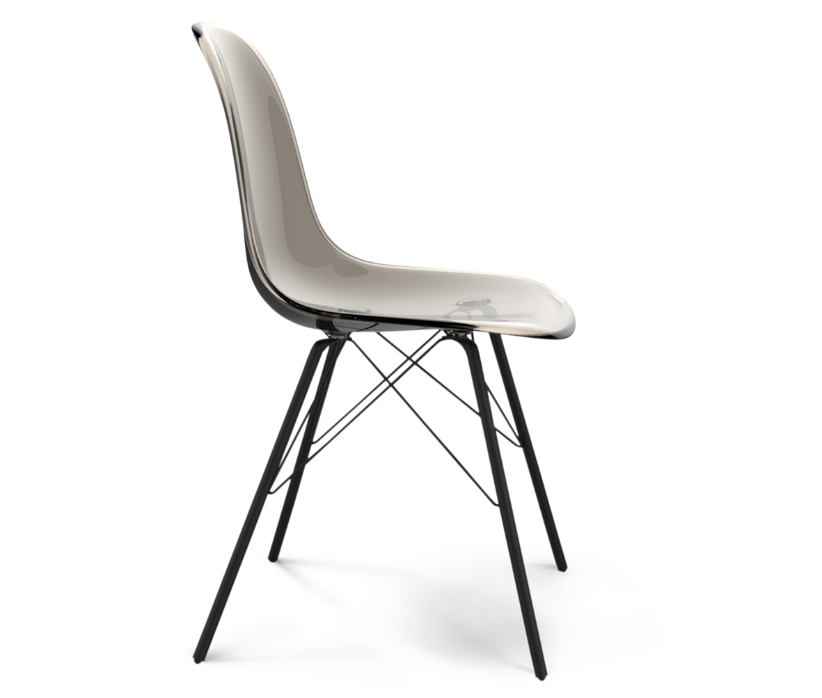 Стул DSR дымчатый S37 (eames style) SHEFFILTON ДИЗАЙНЕРСКИЕ, EAMES STYLE 015588 Серый  - Вид №1