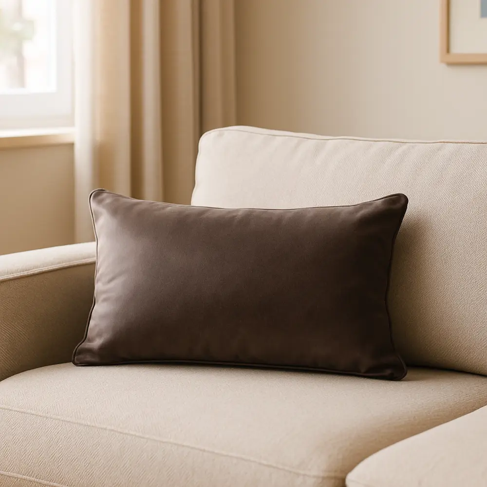 Левадия: декоративная подушка 30x50 см в шоколадном бархате 89426332 Santreyd STLM-1582087