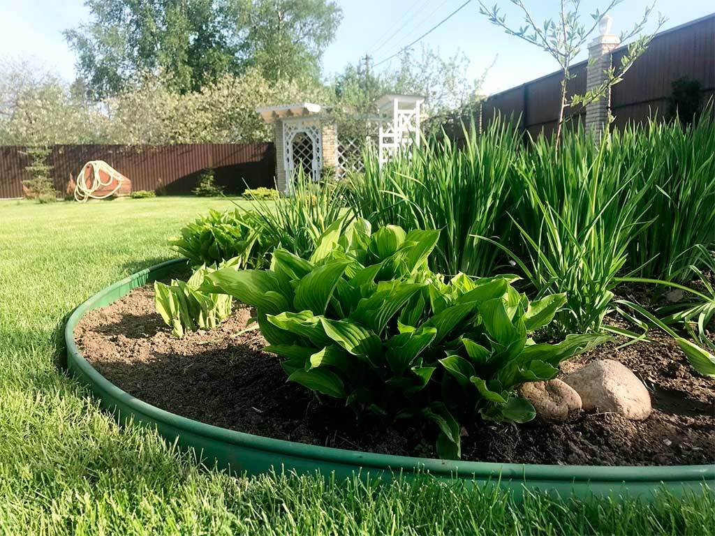 Садовый бордюр "Канта PRO", коричневый ГеоПластБорд GPBST-42 - Вид №12