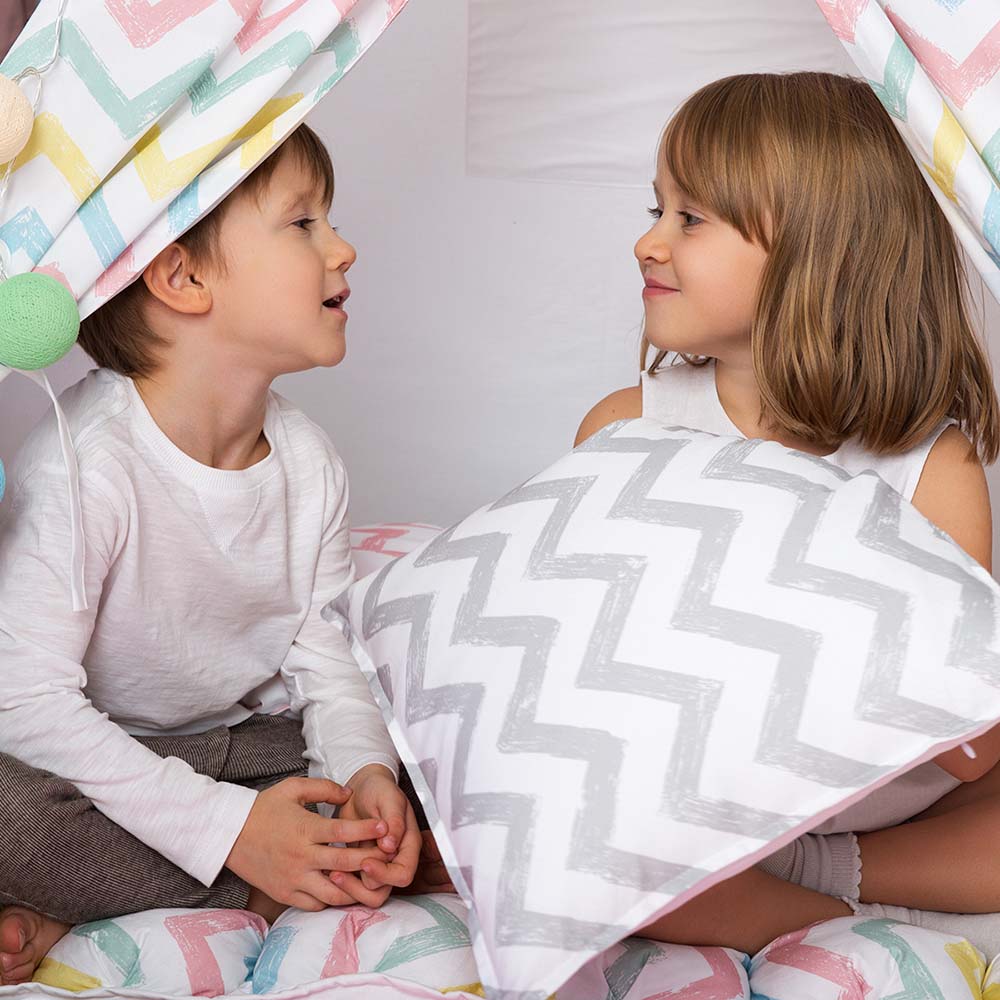 Коврик бомбон игровой Rainbow Zigzag VAMVIGVAM RAINBOW ZIGZAG 281565 Розовый Santreyd  - Вид №6