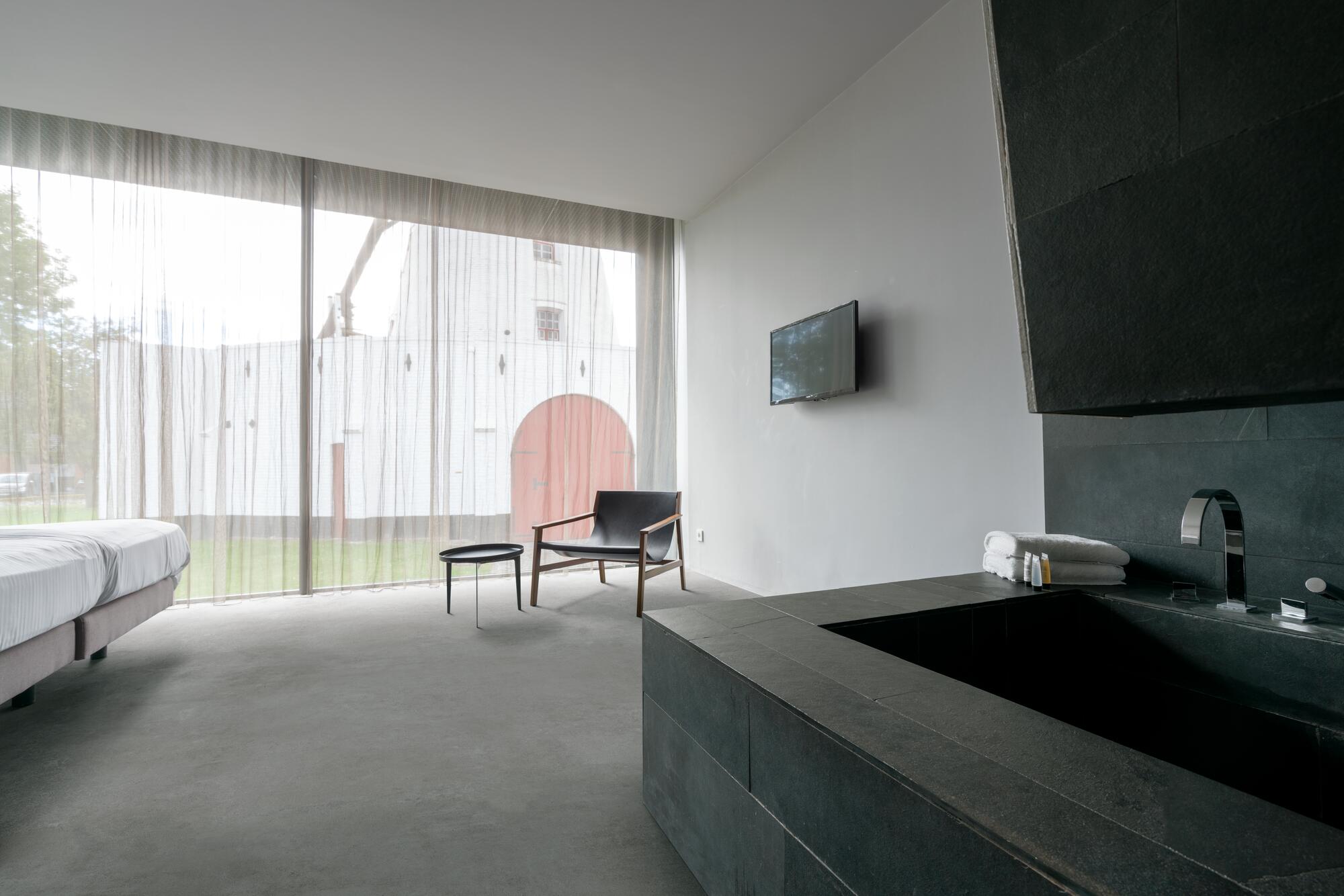 Противоскользящий виниловый пол с эффектом цемента BEAUFLOR Phonitec ARCH-00046257 - Вид №5