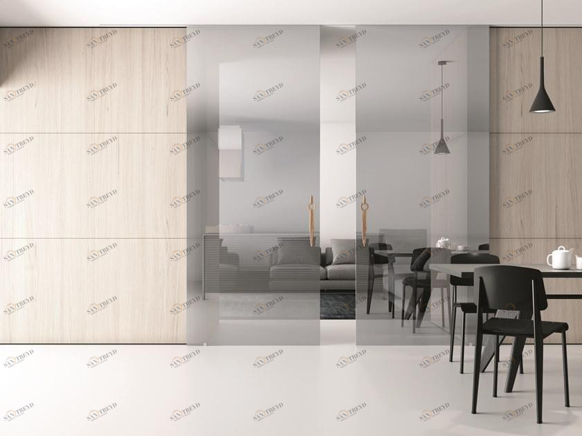 FOA Раздвижная стеклянная дверь с ручкой из альциона Space sun-id-1398470