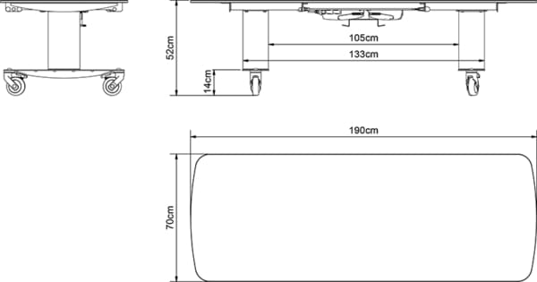Мобильный пеленальный столик для взрослых Ropox MOBILIO ARCH-00061255 - Вид №2