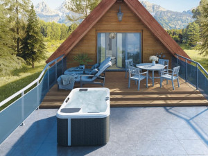 2-местный мини-бассейн для наружного применения с хромотерапией