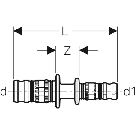 623.650.00.5 Переход Geberit Mepla Geberit  - Вид №2